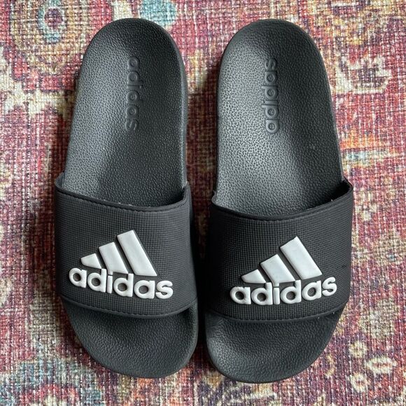 adidas Other - Youth size 2 Adidas Black Slide Sandals